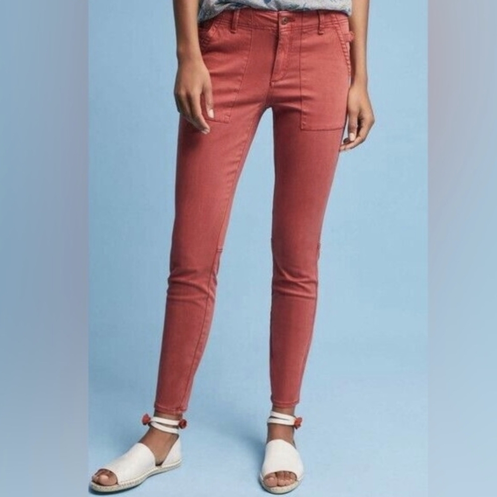 Anthropologie Hei Hei Cotton Utility Pants Size 29